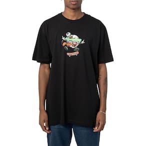 Camiseta Lost Saturn Destroy WT24 Masculina Preto