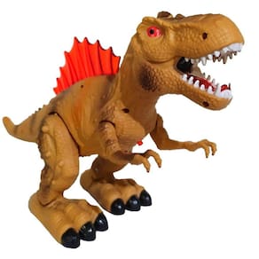 Tiranossauro Rex Com Luz Sons E Solta Fumaça Pela Boca