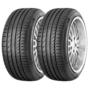 Jogo 2 Pneus Continental Aro 18 ContiSportContact 5 * 255/45R18 99W Run Flat