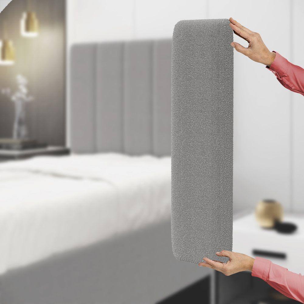 Painel Modulado Nashira 100 / N-038 Bouclê Cinza