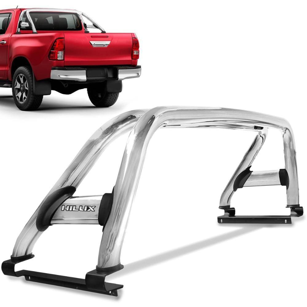 Santo Antonio Duplo Hilux 2016 a 2023 Cromado Sem Grade