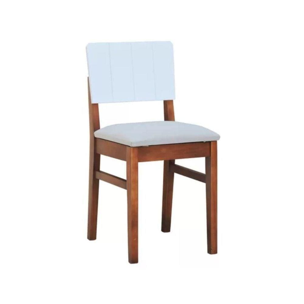 Cadeira Veneza Base Pinhâo Veludo Cinza