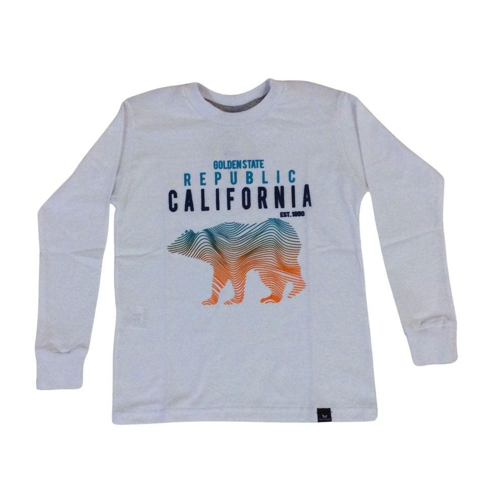 Camiseta Manga Longa Vrasalon Masc Branca