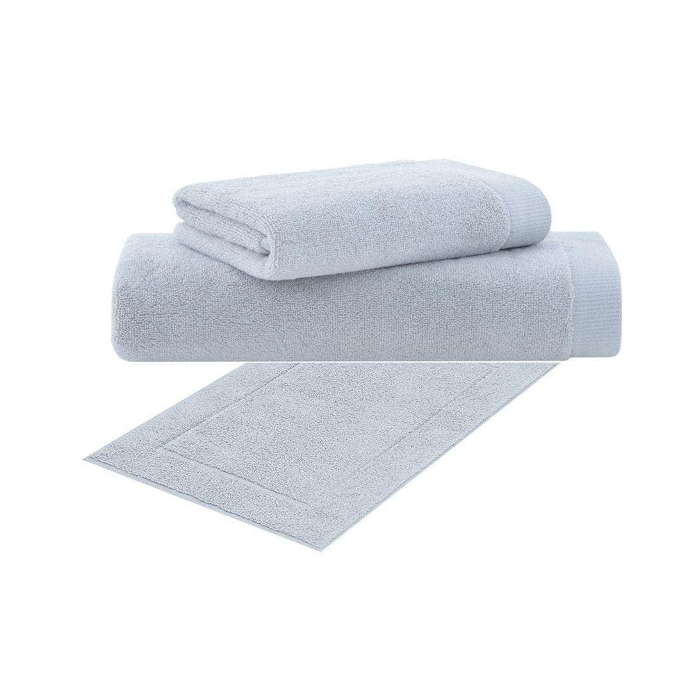 Toalha Banho Gigante + Rosto + Piso 3 Pçs Dual Air