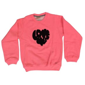 Conjunto Moletom Vrasalon Fem Rosa Neon e Preto