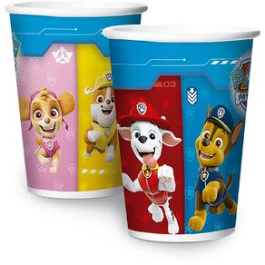 Copo Papel 180ml Patrulha Canina C/8 Regina