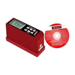 Kit Medidor Brilho Digital Superfície Geometria Rs-232 20/60/85 Graus Br-100 Portátil Instrutherm Maleta Software Sw-200