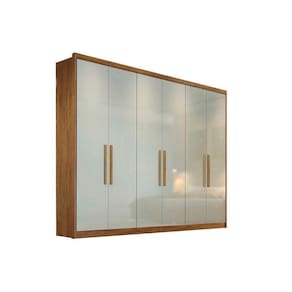 Guarda Roupa 6 Portas E 6 Gavetas Rizon Plus Freijó-Fendioff - Novo Horizonte