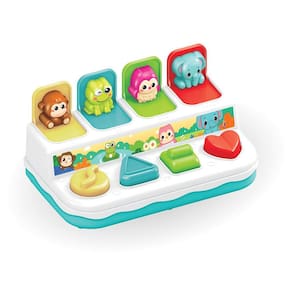 Brinquedo Infantil Educativo Turminha pop-up Animais Polibrinq