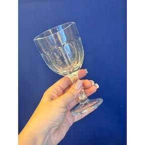 Unidade taça para agua 300ml Faces vidro trasparente Lyor
