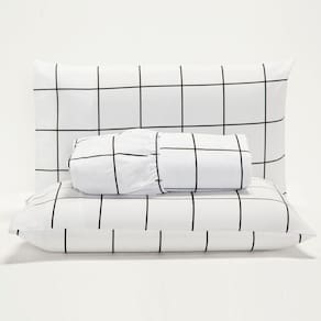Conjunto Cama Casal King Size Aisha Estampado 100% Algodão