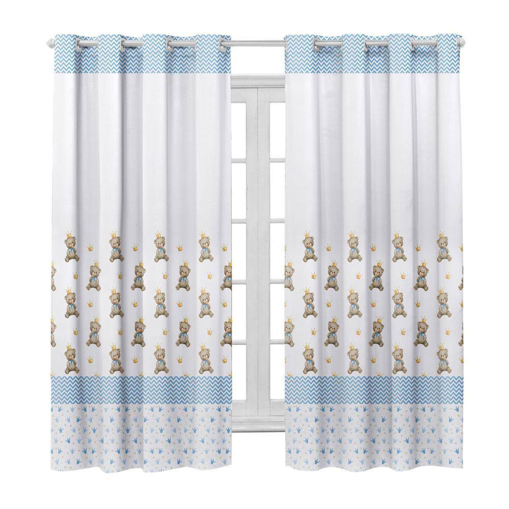 Cortina Infantil 3,00 X 2,20 Estampada Decorativa