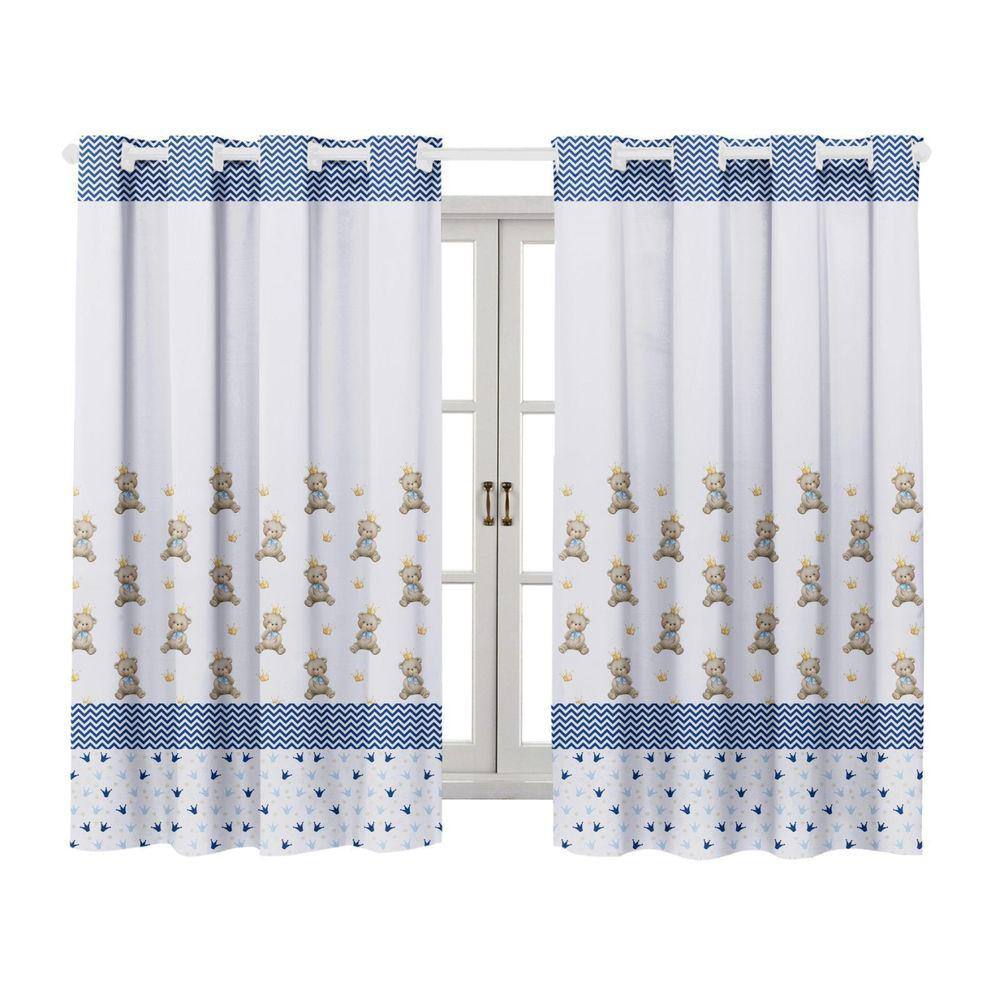 Cortina Infantil Blackout 2,00 X 1,40 Estampada Decorativa