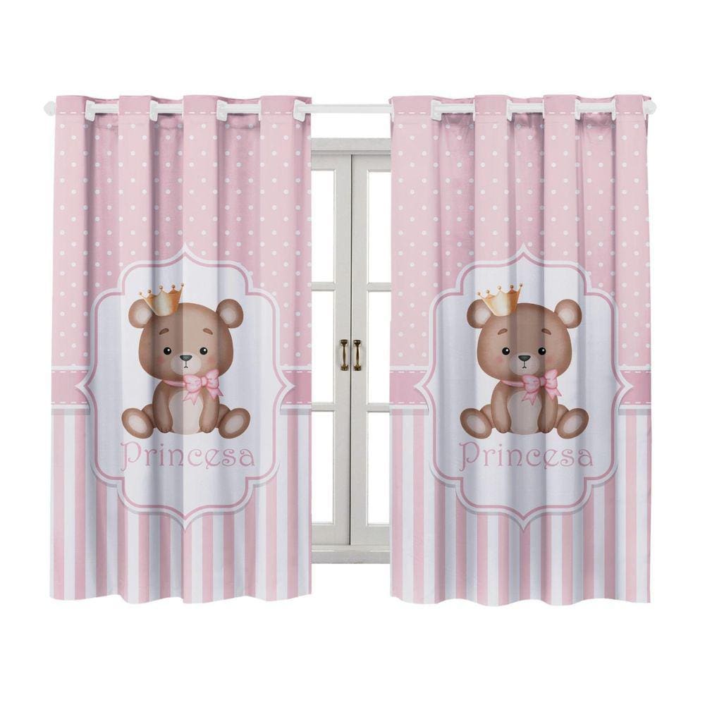 Cortina Infantil 2,00 X 1,50 Estampada Decorativa