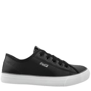 Tênis Feminino Casual Dia a Dia Chuteirinha Coca Cola Stream Leather Cc2338