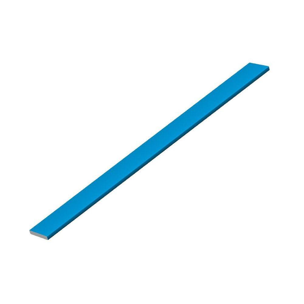 Perfil de Alumínio para Acabamento 3,10mm X 0,935cm Laminum - caixa com 5 Unidade - Azul Piscina Brilho