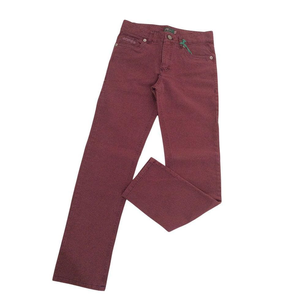Calça Infantil Festa Masc Zemar Vinho