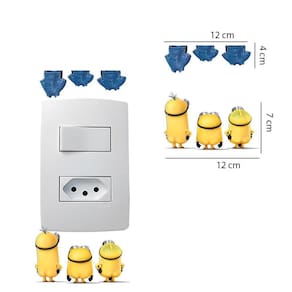 Adesivo De Interruptor Minions Mod05