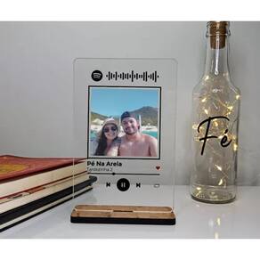 Placa / Quadro Interativo Spotify Personalizado - Decorativo