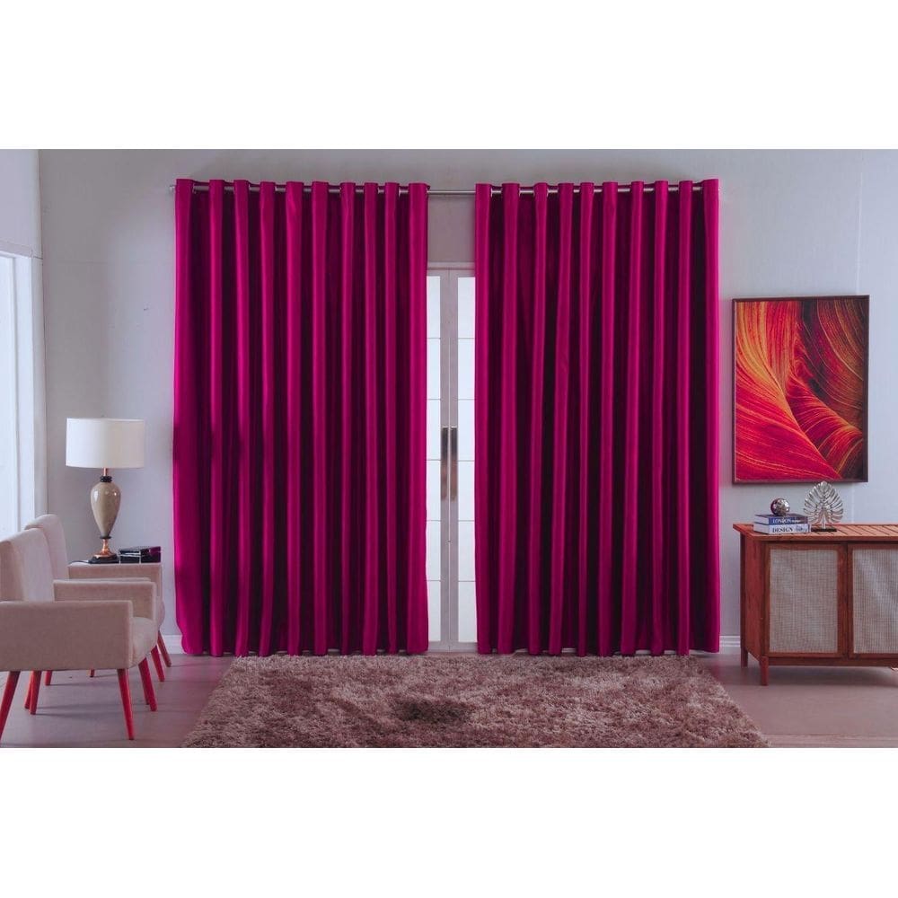 Cortina Para Sala Quarto Blackout Tecido 3,00X2,50 Ellegance