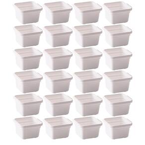 Organizador de gavetas e talheres modular 7,5 x 7,9 cm com 24 unidades Plasutil ref.9730
