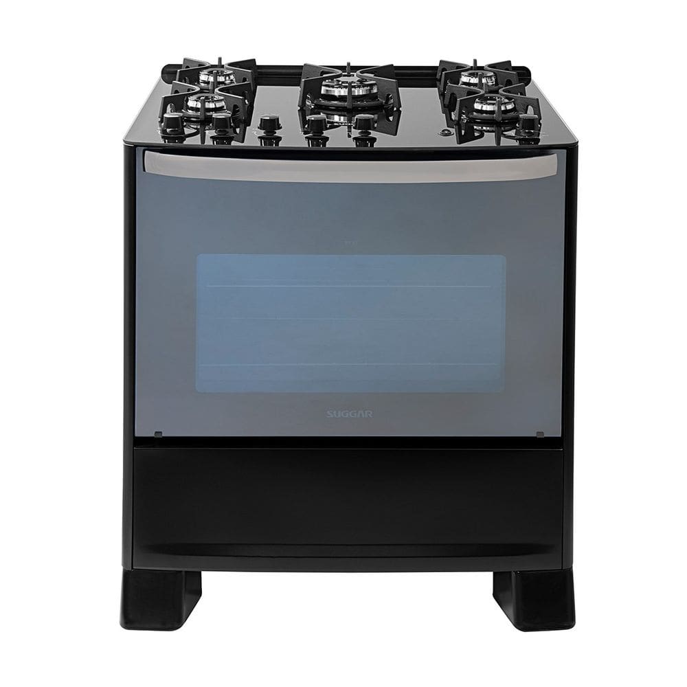 Fogão Master Grill 5 Queimadores Preto Suggar