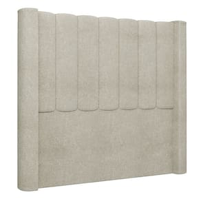 Cabeceira Casal Cama Box 140cm Claire I02 Bouclê Bege - Mpozenato