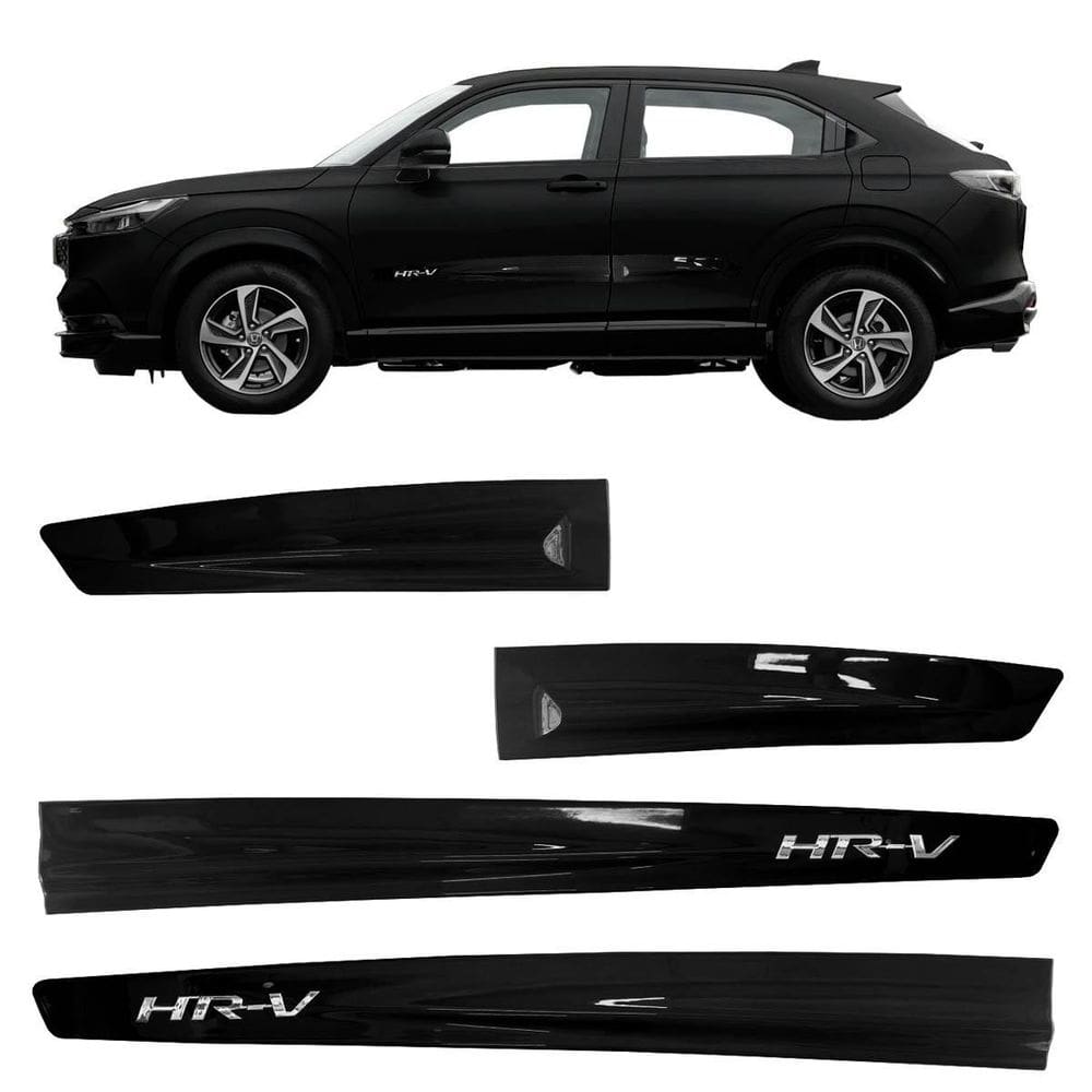 Friso Lateral Novo Hr-V 2025 Preto Cristal