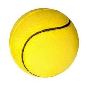 Bolinha para cachorro de borracha maciça Esportes The Pets Brasil Sport Edition 6cm