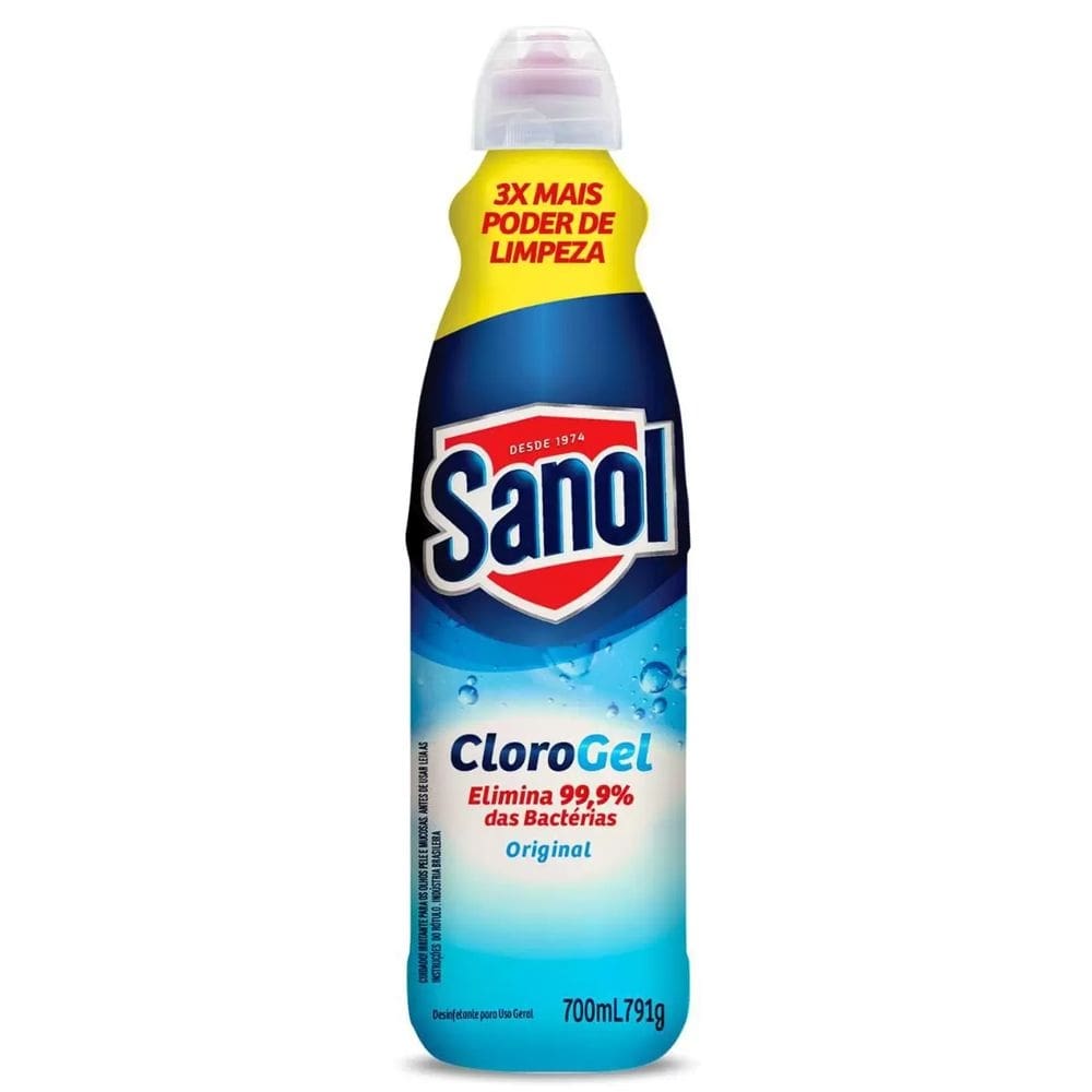 Limpador Desinfetante Cloro Gel Sanol