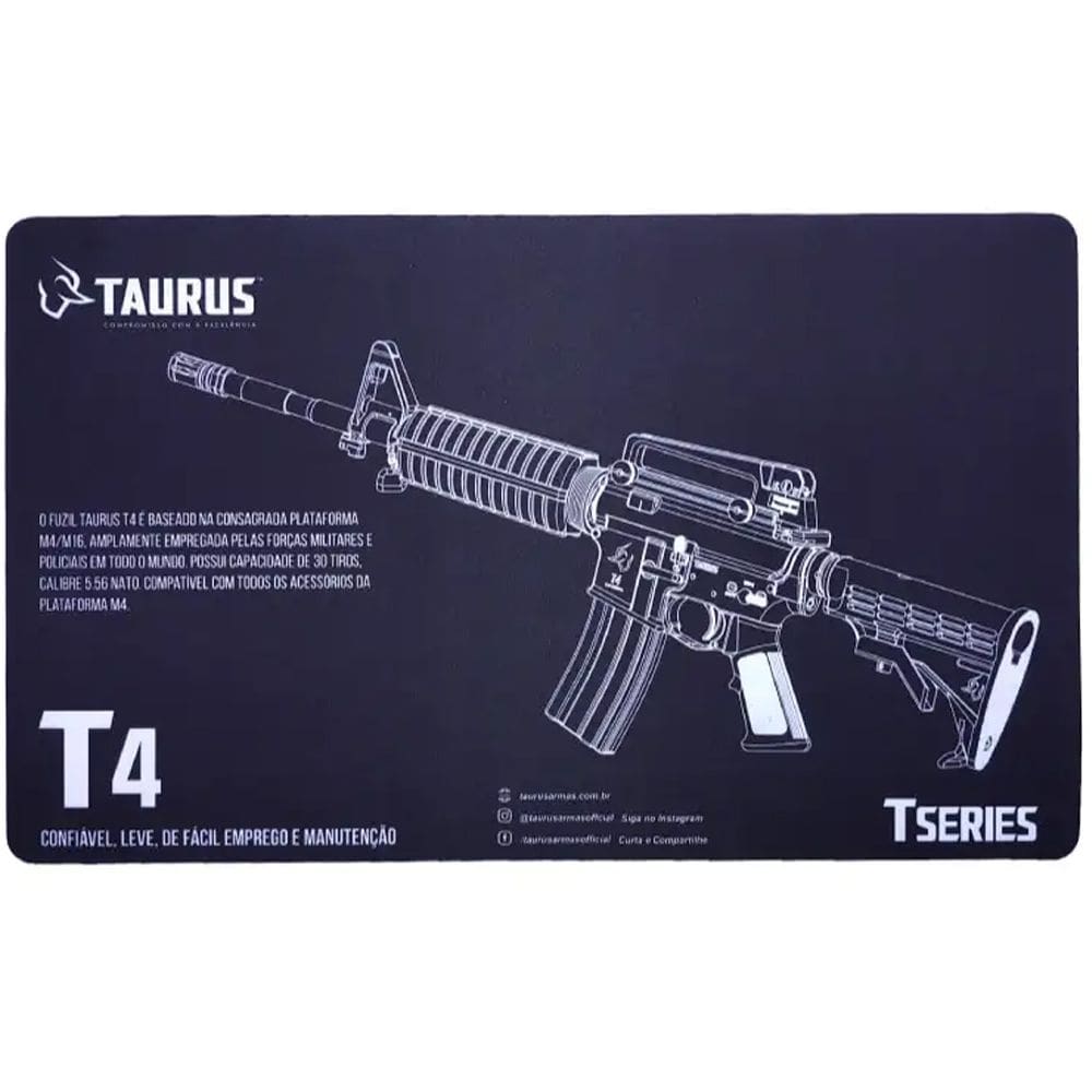 Gun Pad / Tapete De Limpeza E Manutenção Mousepad TAURUS T4 51X31