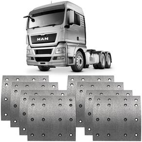 Lona Freio TGX 28440 29480 Axor OF1721 Traseira Fras-Le