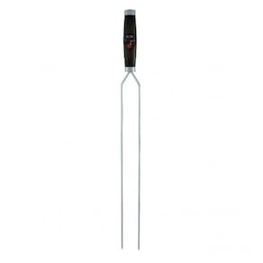 Espeto Segredos Do Chef 2 Hastes Inox 75Cm Gr0560 Grilazer