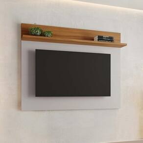 Painel para TV até 50 Polegadas Suíça Notável Off-White/Freijó