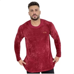 Blusa de Moletom Totanka Trend Gola Careca Dog Tricot Basic