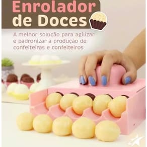 Enrolador De Doces Rosa Bebê Bluestar (8g) Forminha 6