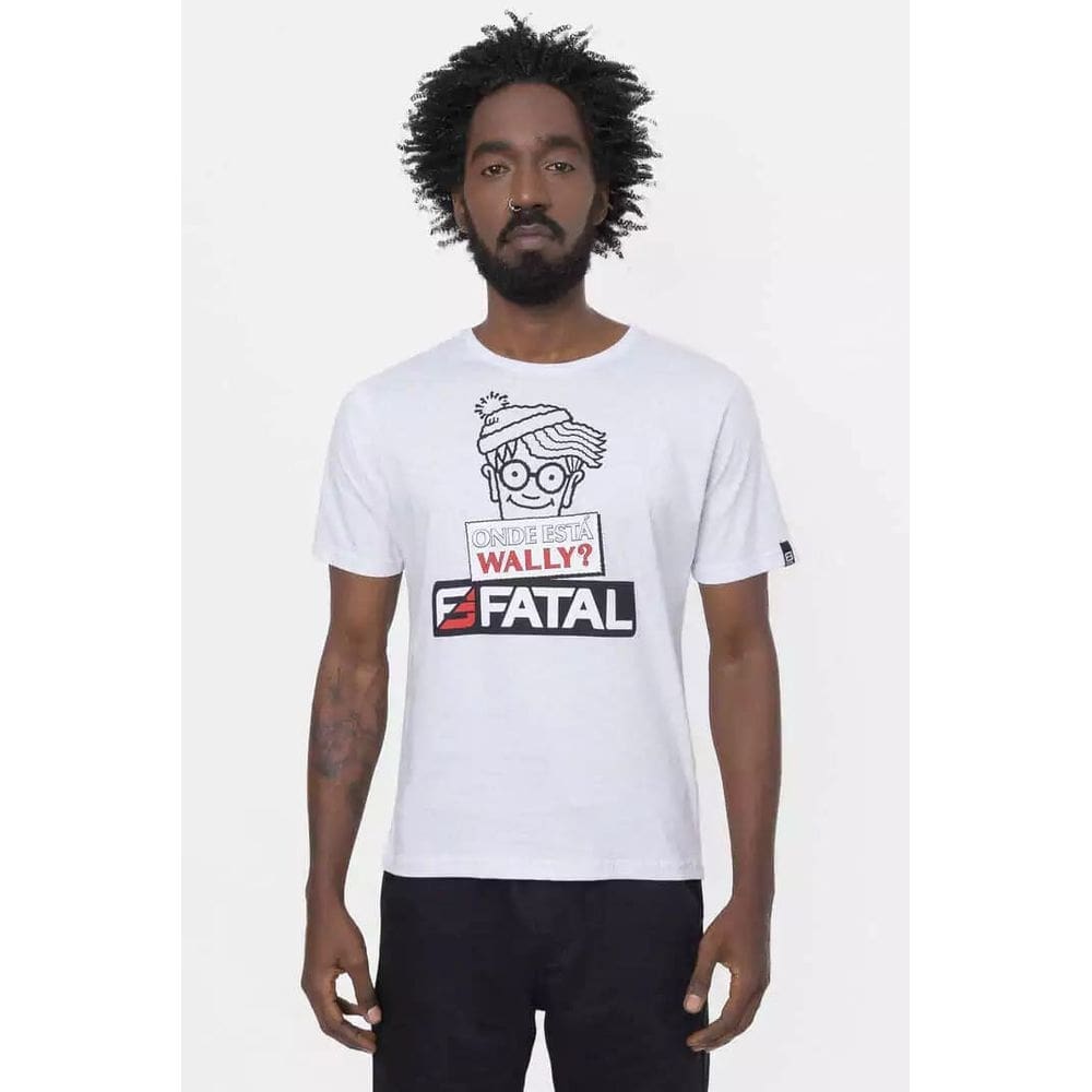Camiseta Fatal Surf Regular Logo Onde Está Wally 1998 Verão