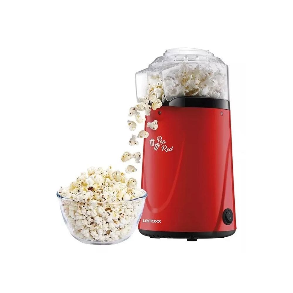 Pipoqueira Elétrica Lenoxx Pop Red PPC953 220V Sem Óleo Vermelha