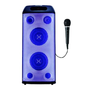 Caixa Som Amplificada Polyvox XT-660T Bluetooth LED 800W TWS-1 Mic