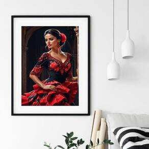 Quadro Umbanda Cigana Pombagira - 60X48 Cm 45X34Cm