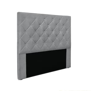 Cabeceira Cama Box Casal 140 cm Tania Linho Cinza S04 - D`Rossi