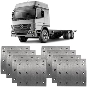 Lona Freio MB OF1721 Atego LS1625 Dianteira Traseira Fras-Le