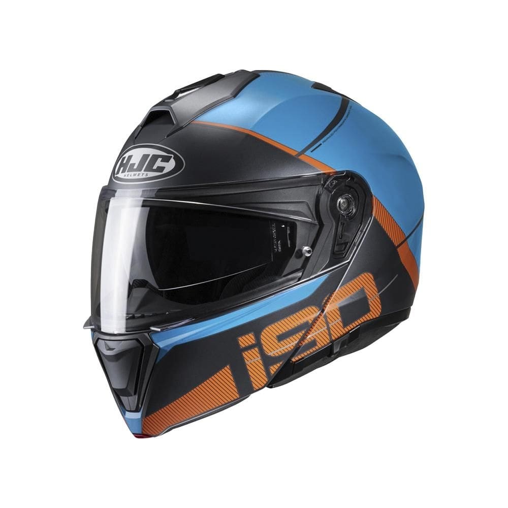 Capacete Hjc I90 May Azul E Laranja 56 [F016]