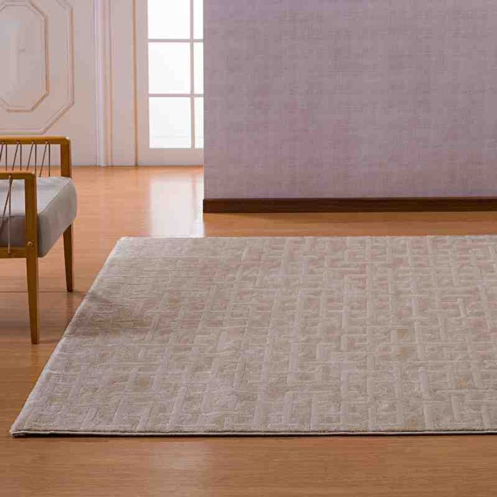 Tapete Veneza 0,75 x 1,50 Bege Niazitex
