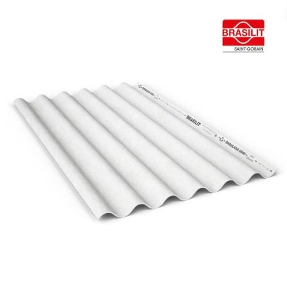 Telha Fibrocimento 2,13X1,10X6mm Brasilit