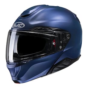 Capacete Hjc Rpha 91 Solido Azul Anodizado  56 [F016]