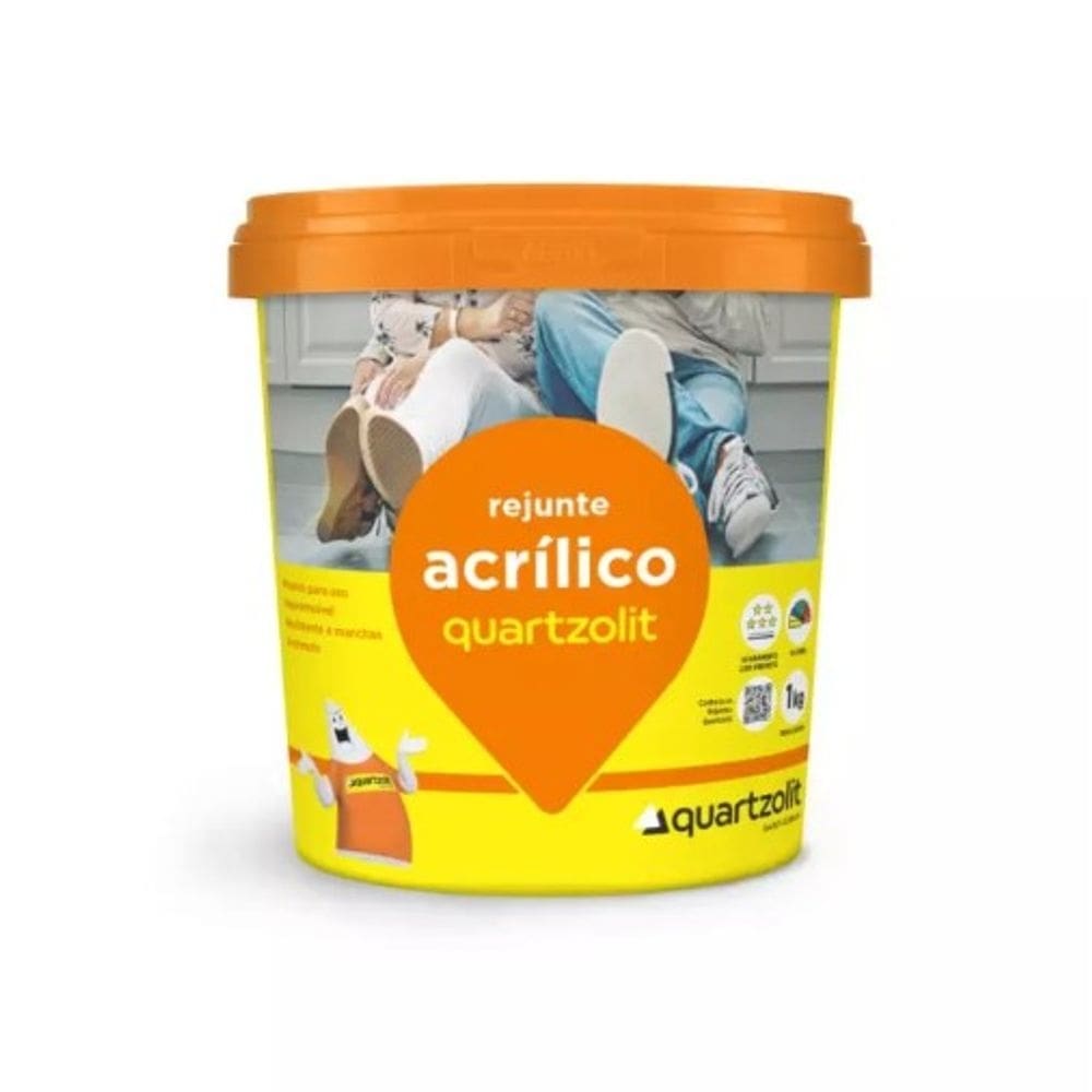 Rejunte Acrilico Branco 1Kg Quartzolit
