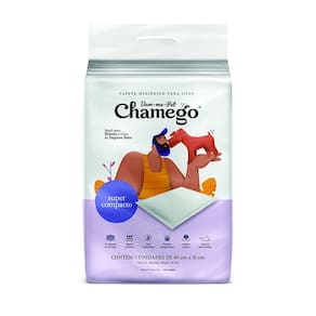 Tapete Higiênico Compacto Chamego 60X55cm 7 Unidades