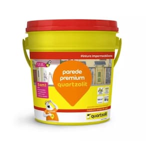 Impermeabilizante Parede Premium Branco Bd 18Kg Quartzolit