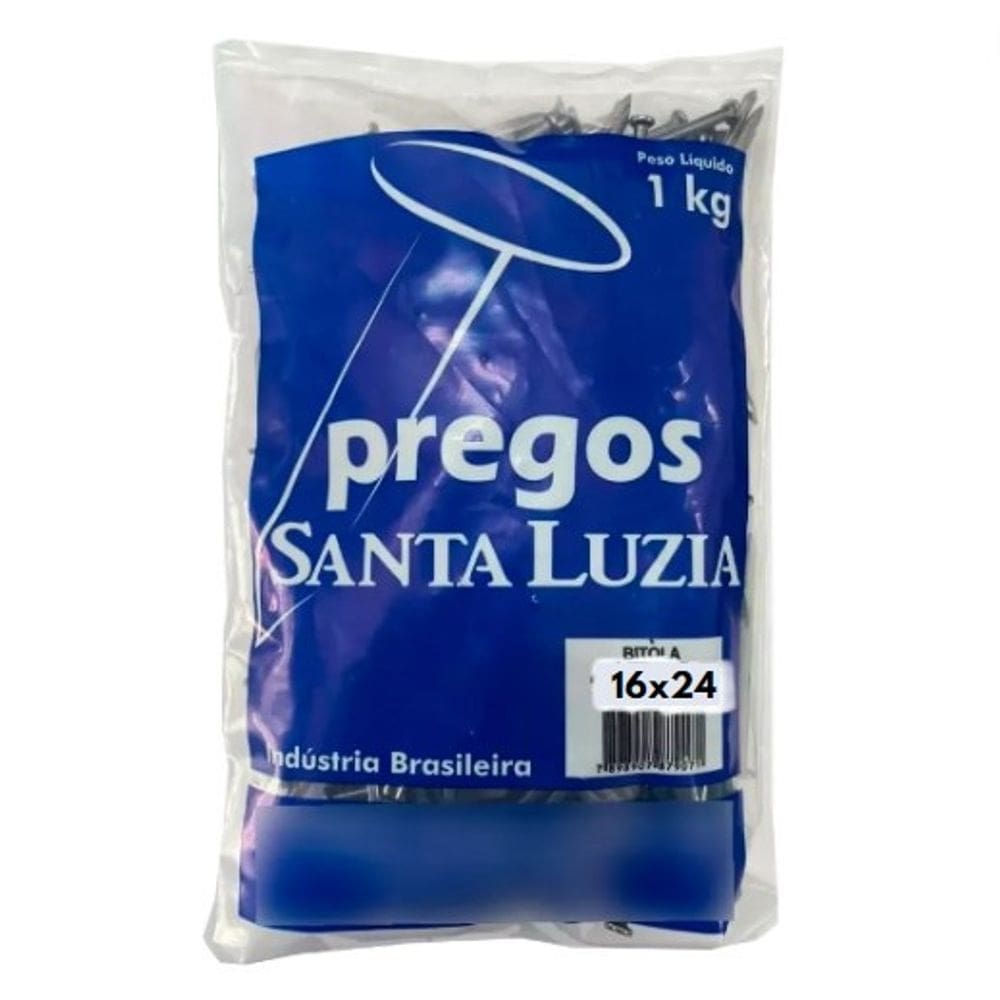 Prego Com Cabeca 16X24 Santa Luzia
